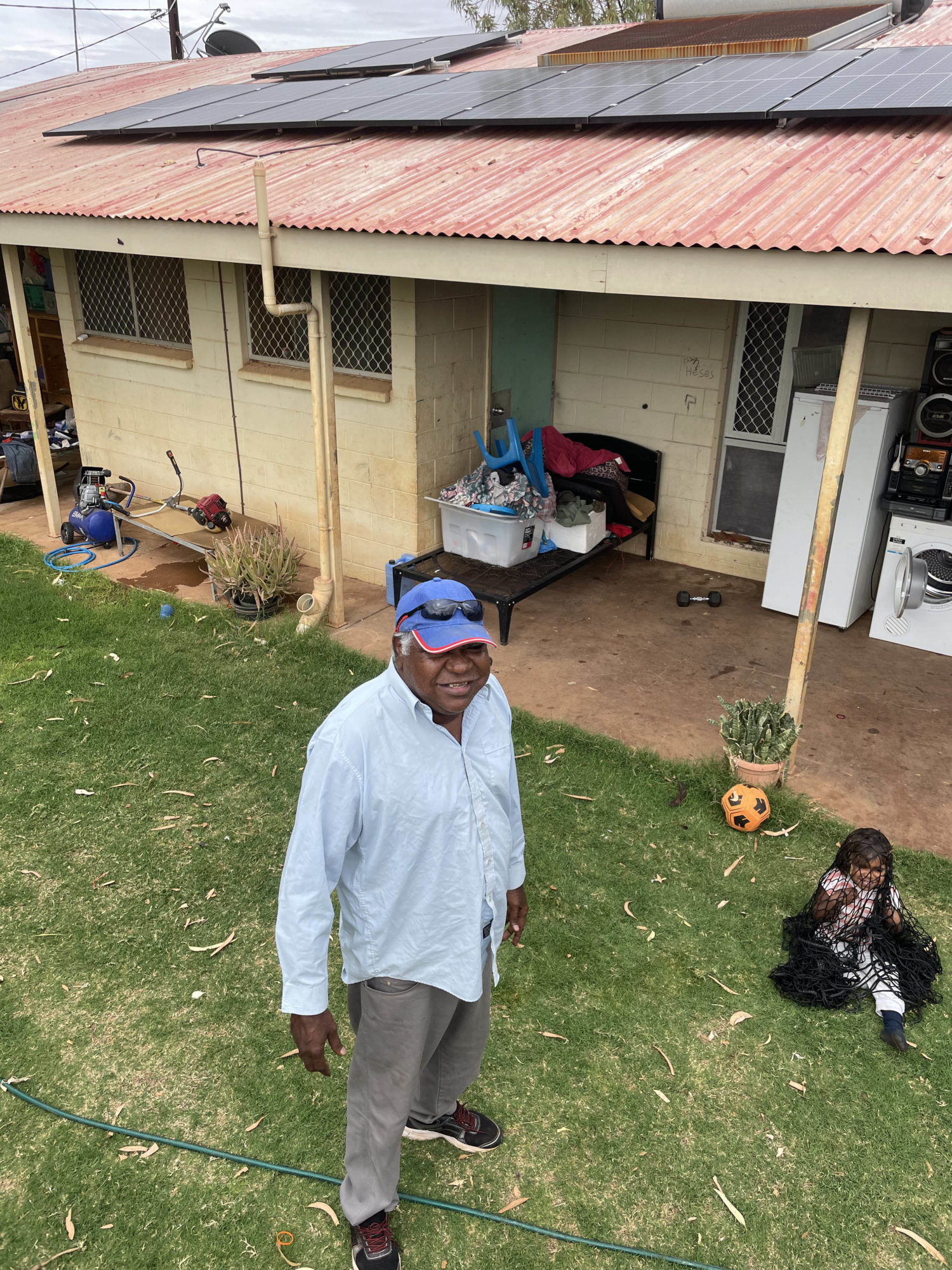 Norman and his house from outside